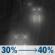 Tonight: A chance of rain after 11pm. Mostly cloudy. Low around 51, with temperatures rising to around 54 overnight. North northwest wind 2 to 6 mph. Chance of precipitation is 40%. New rainfall amounts between a tenth and quarter of an inch possible. Tonight: Chance Light Rain