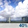 Thursday: A chance of rain before 10am, then a slight chance of showers and thunderstorms between 11am and noon, then a chance of showers and thunderstorms between noon and 3pm, then a slight chance of showers and thunderstorms between 3pm and 5pm, then a slight chance of rain. Partly sunny. High near 67, with temperatures falling to around 65 in the afternoon. South wind 0 to 3 mph. Chance of precipitation is 40%. New rainfall amounts less than a tenth of an inch possible. Thursday: Slight Chance Showers And Thunderstorms then Chance Showers And Thunderstorms
